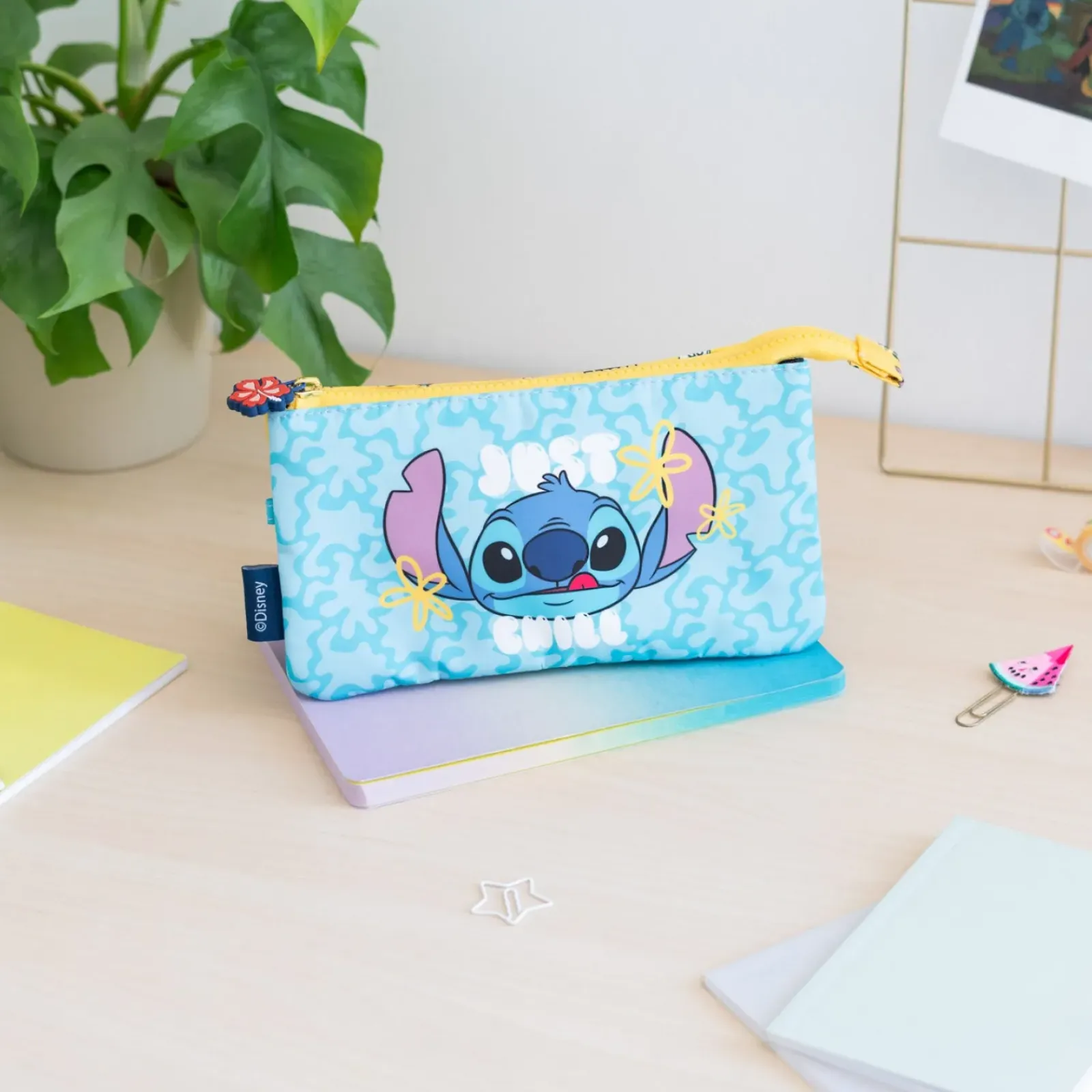 Clearance Stitch Estojo Triplo Tropical