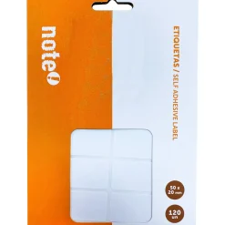 Note! Etiquetas E Envelopes > Etiquetas Adesivas 50 x 20mm 120 unidades
