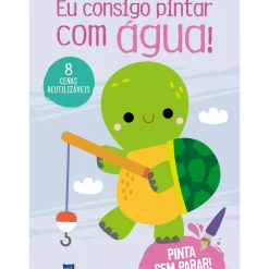 Yoyo Atividades > Eu Consigo Pintar com Água - Lilás - Tartaruga de BOOKS