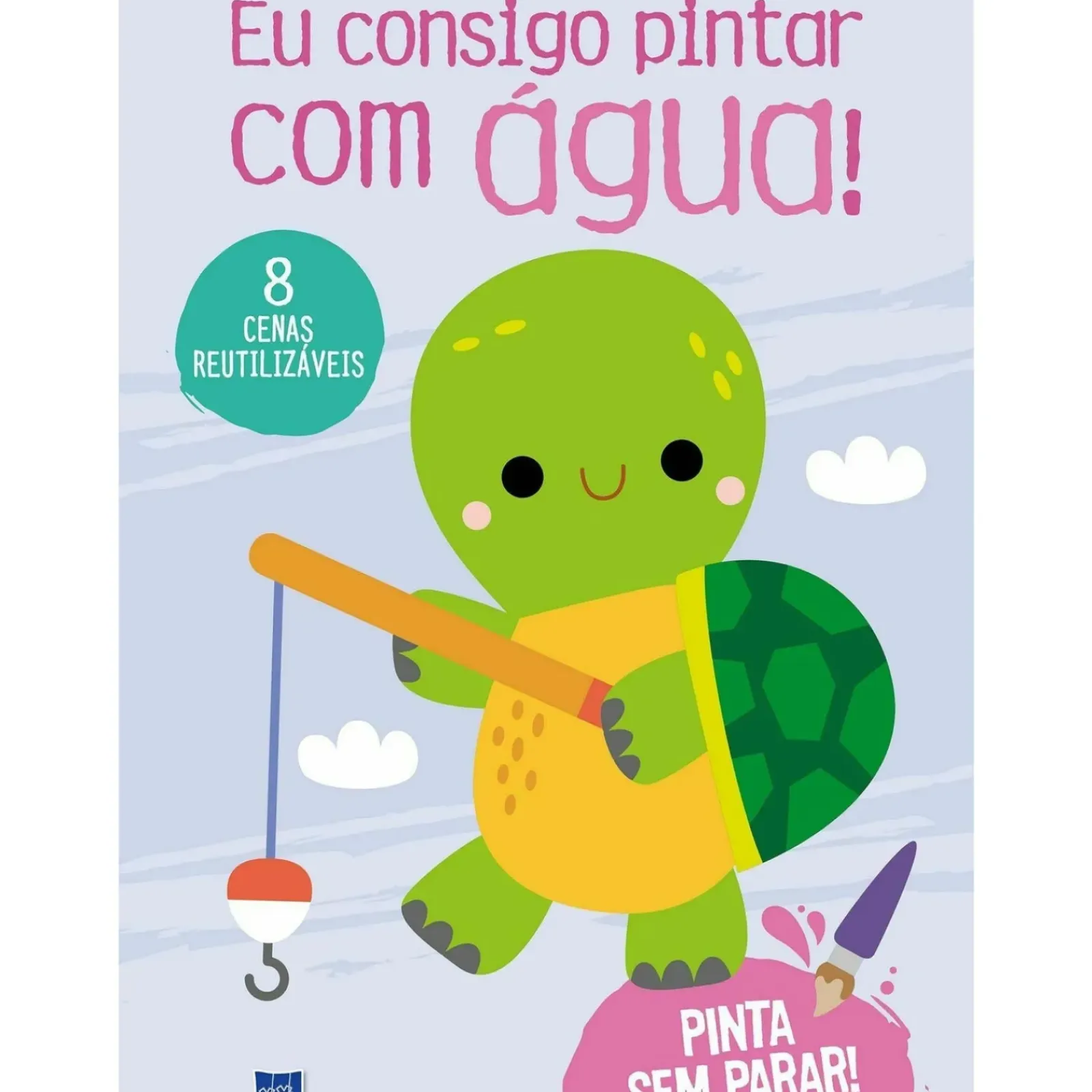 Yoyo Atividades > Eu Consigo Pintar com Água - Lilás - Tartaruga de BOOKS