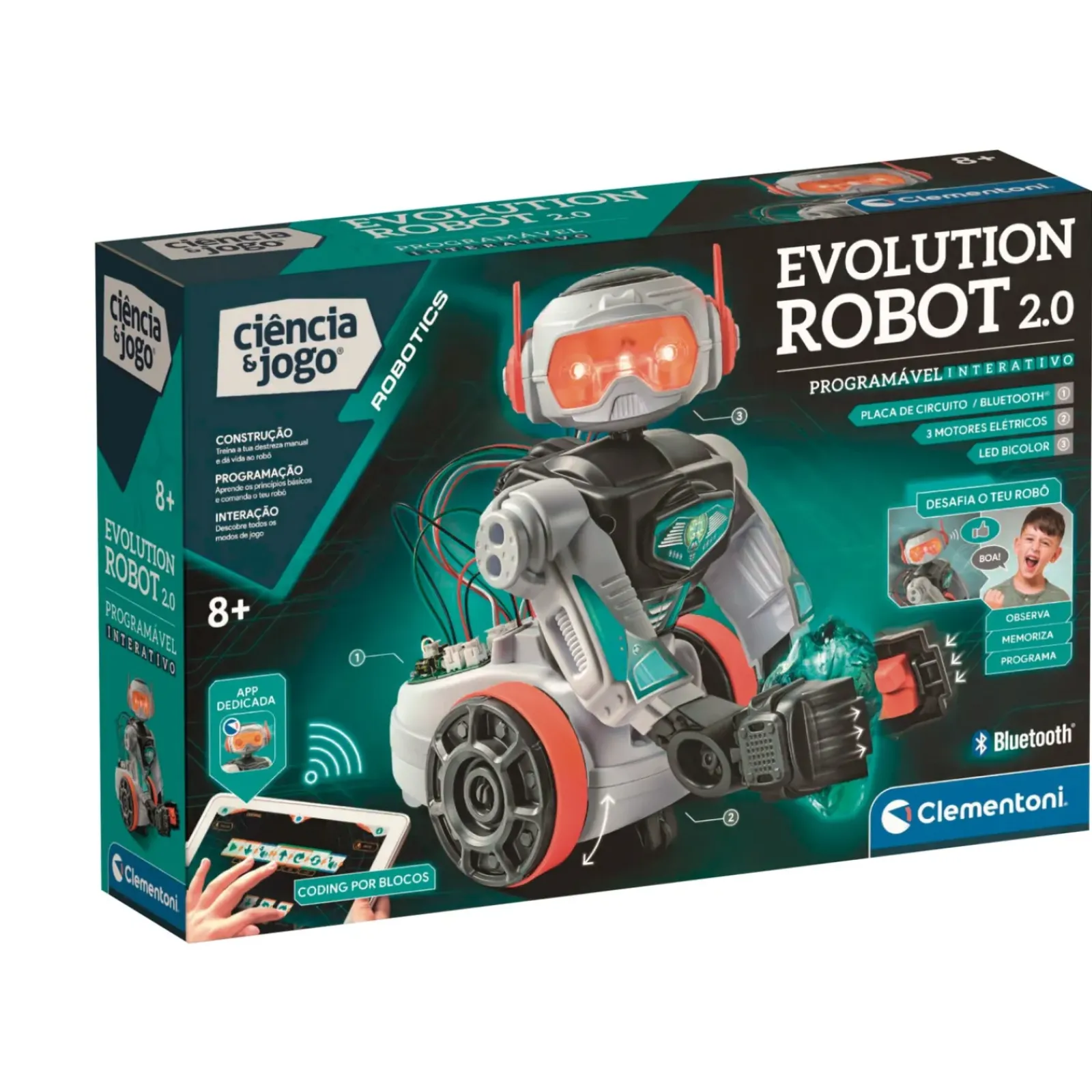 Outlet Ciência & Jogo Evolution Robot 2.0 Clementoni