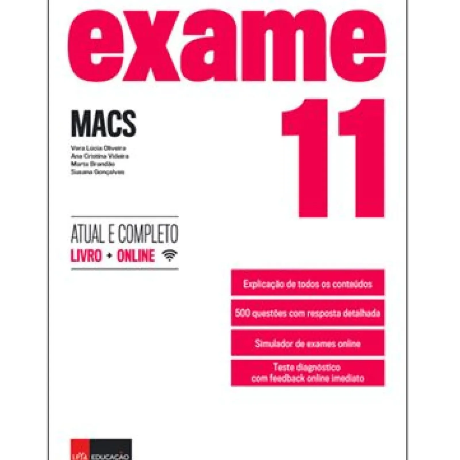 Online Leya Exame MACS 11º Ano de Vera Lúcia Oliveira, Susana Gonçalves, Marta Brandão e Ana Cristina Videira