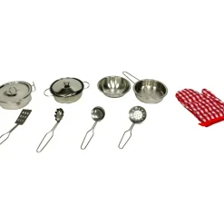 Online Zoko-Faz Conta Faz Conta - Conjunto De Panelas Inox Com
