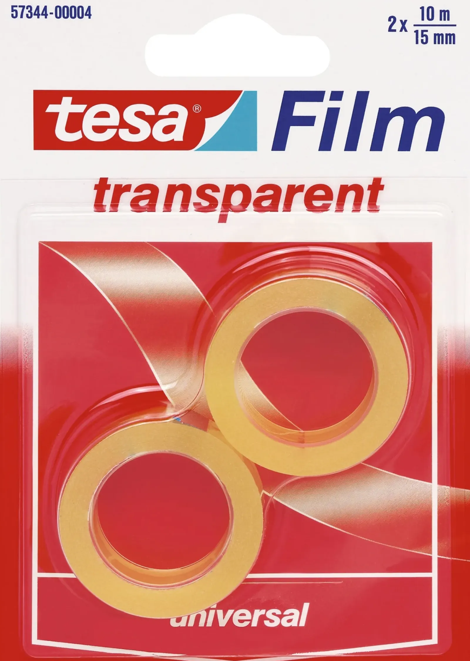 Tesa Colas E Fita-Colas > Fita Cola Transparente 10m x 15mm 2 unidades