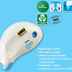 Uhu Borrachas E Corretores > Fita Corretora 5mm x 10m