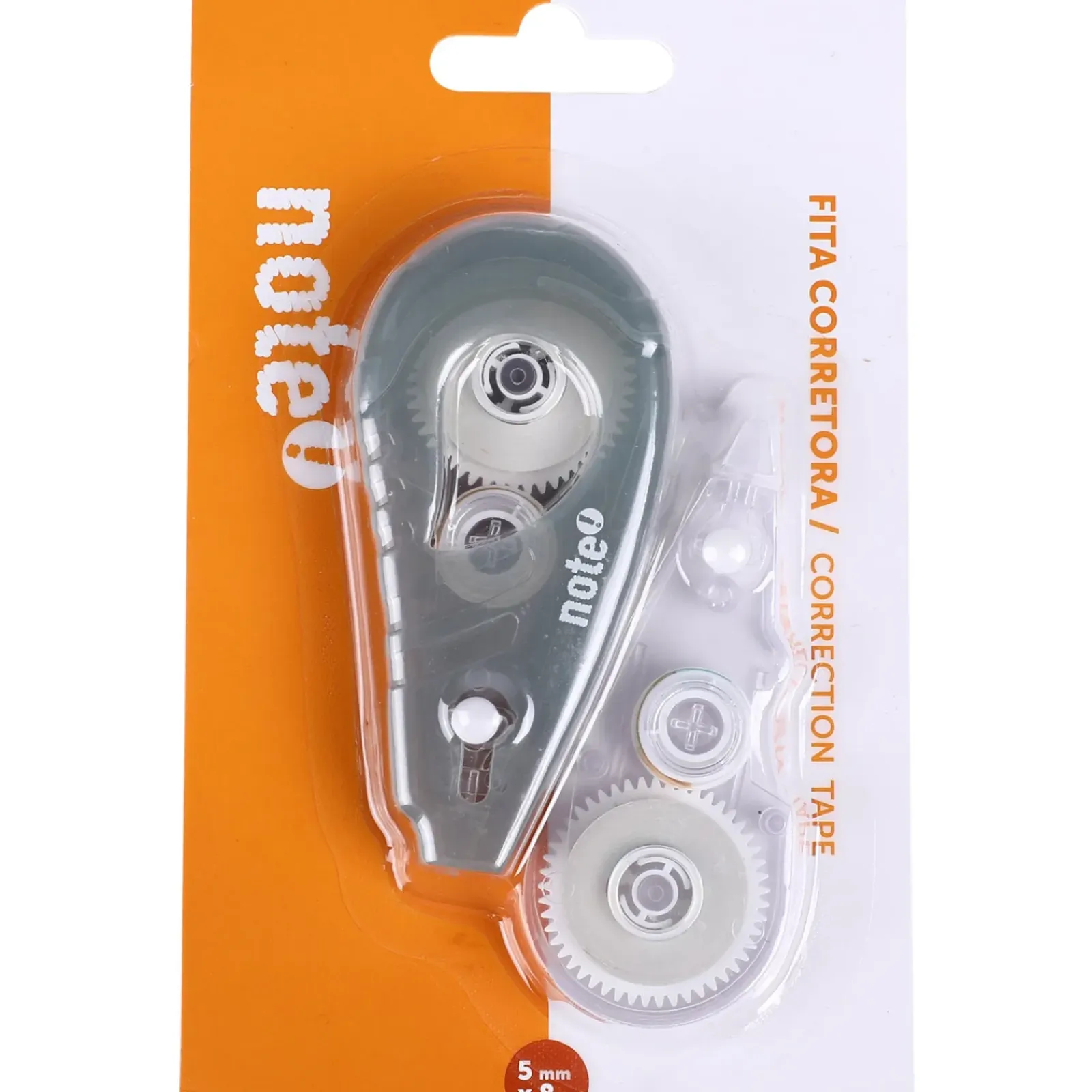 Note! Borrachas E Corretores > Fita Corretora Pastel 5mm x 8m com Recarga