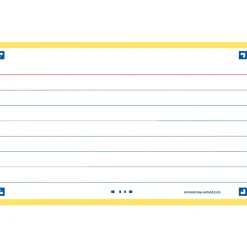 Oxford Pastas De Arquivo E Recargas > Flashcards 2.0 A7 30 Folhas Amarelo