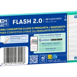 Discount Oxford Flashcards 2.0 A7 30 Folhas Icemint