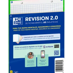 Outlet Oxford Flashcards 2.0 A5 30 Folhas Quadriculado Verde