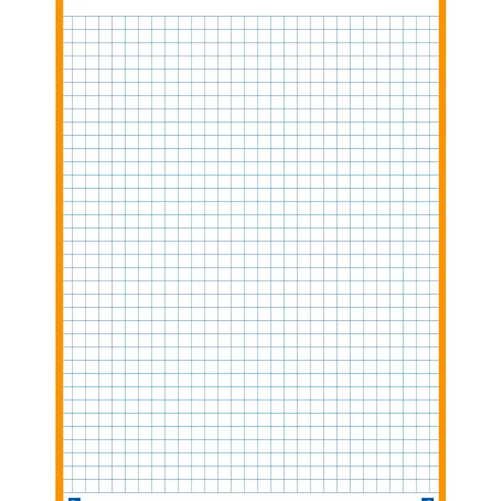 Clearance Oxford Flashcards 2.0 A5 30 Folhas Quadriculado Laranja