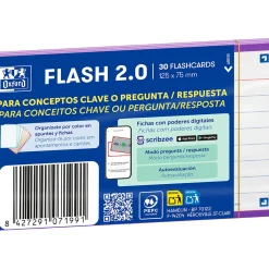 Oxford Flashcards 2.0 A7 30 Folhas Roxo