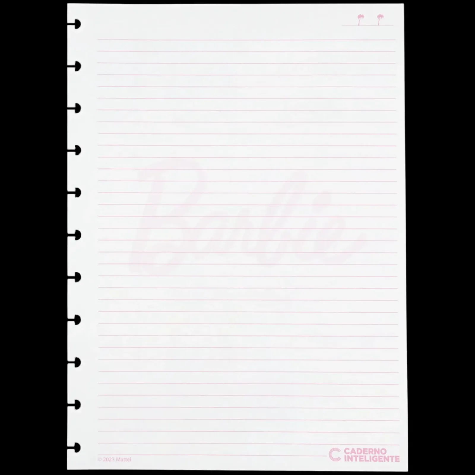Outlet Note! Online Folhas Pautadas Grandes 90g Barbie™ Pink para Caderno Inteligente