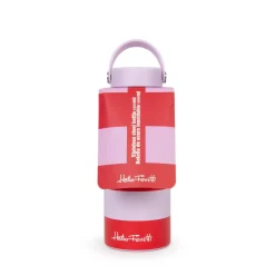 Sale Helio Ferretti Garrafa Cap. 1L - Red And Pink Stripe