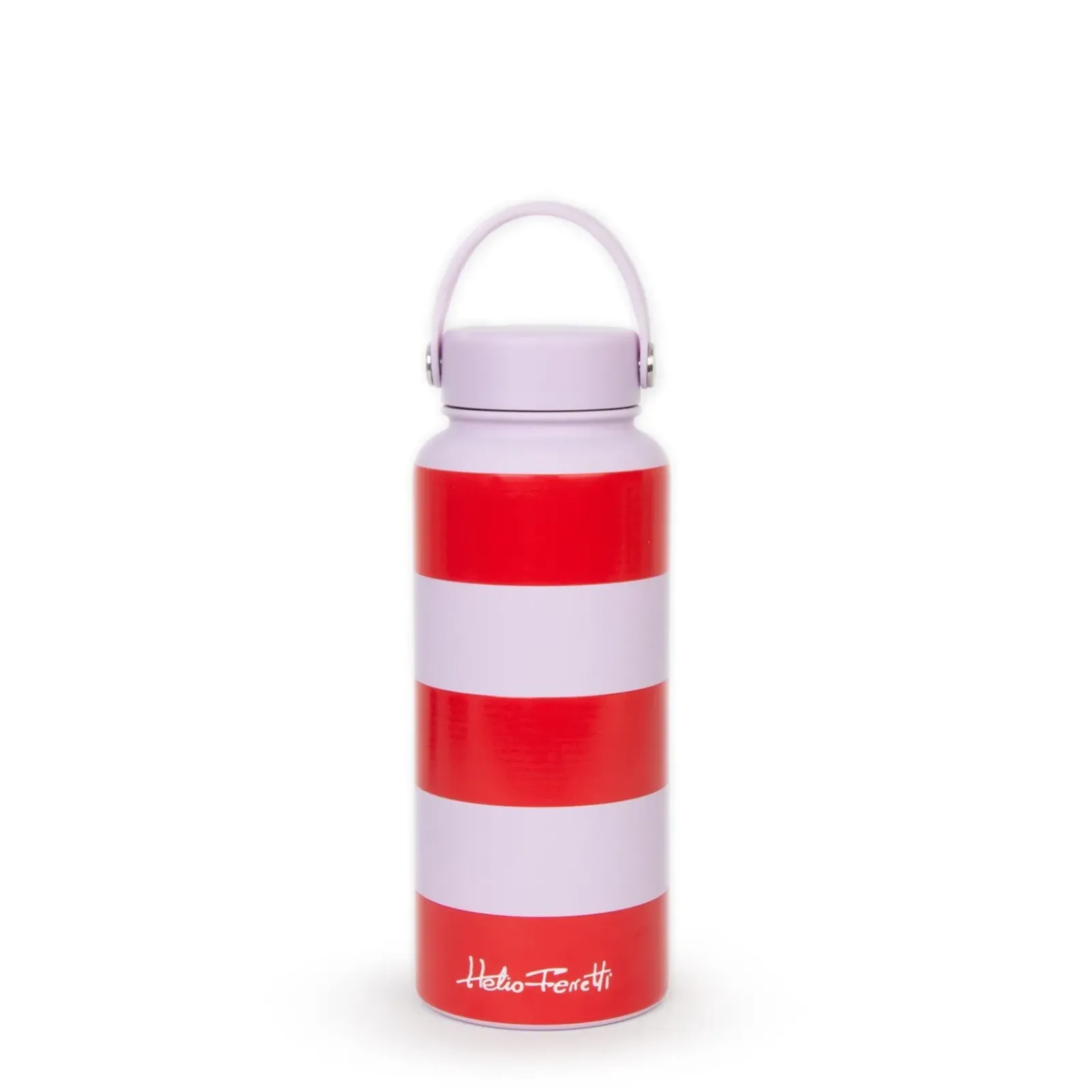 Sale Helio Ferretti Garrafa Cap. 1L - Red And Pink Stripe