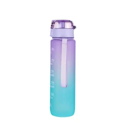 Kasa Garrafas > Garrafa Plástico Lilás e Azul 1 Litro