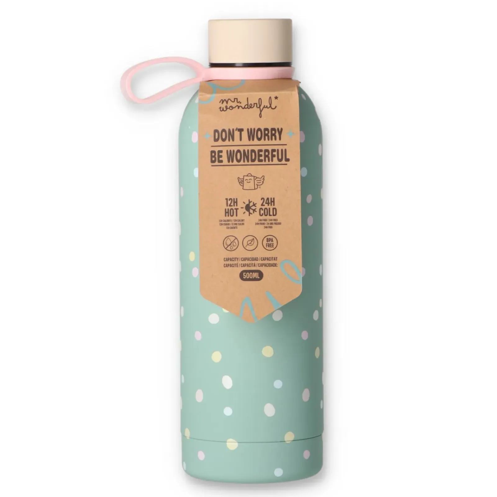 Hot Mr Wonderfull Garrafa Térmica 500Ml - Bolinhas