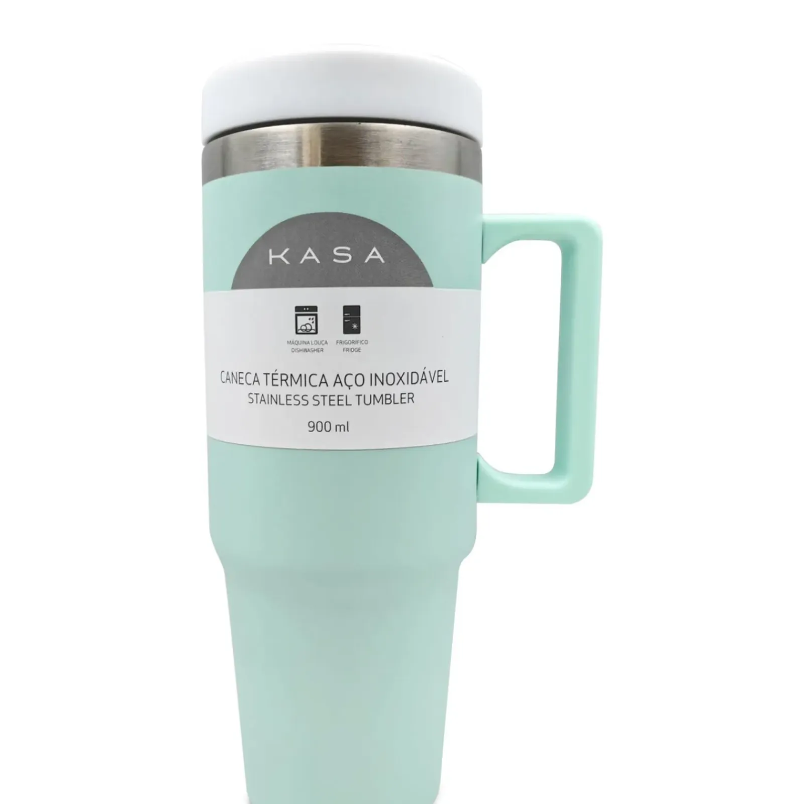 Kasa Garrafas > Garrafa Térmica Verde em Aço Inoxidável