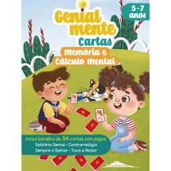 Best Booksmile Genialmente Cartas - Memória e Cálculo Mental: 5-7 Anos