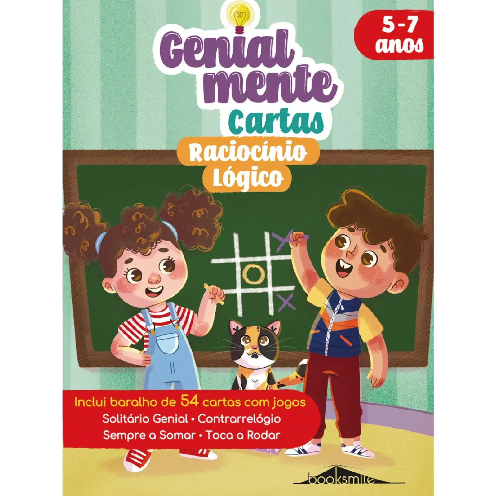 Hot Booksmile Genialmente Cartas - Raciocínio Lógico: 5-7 Anos