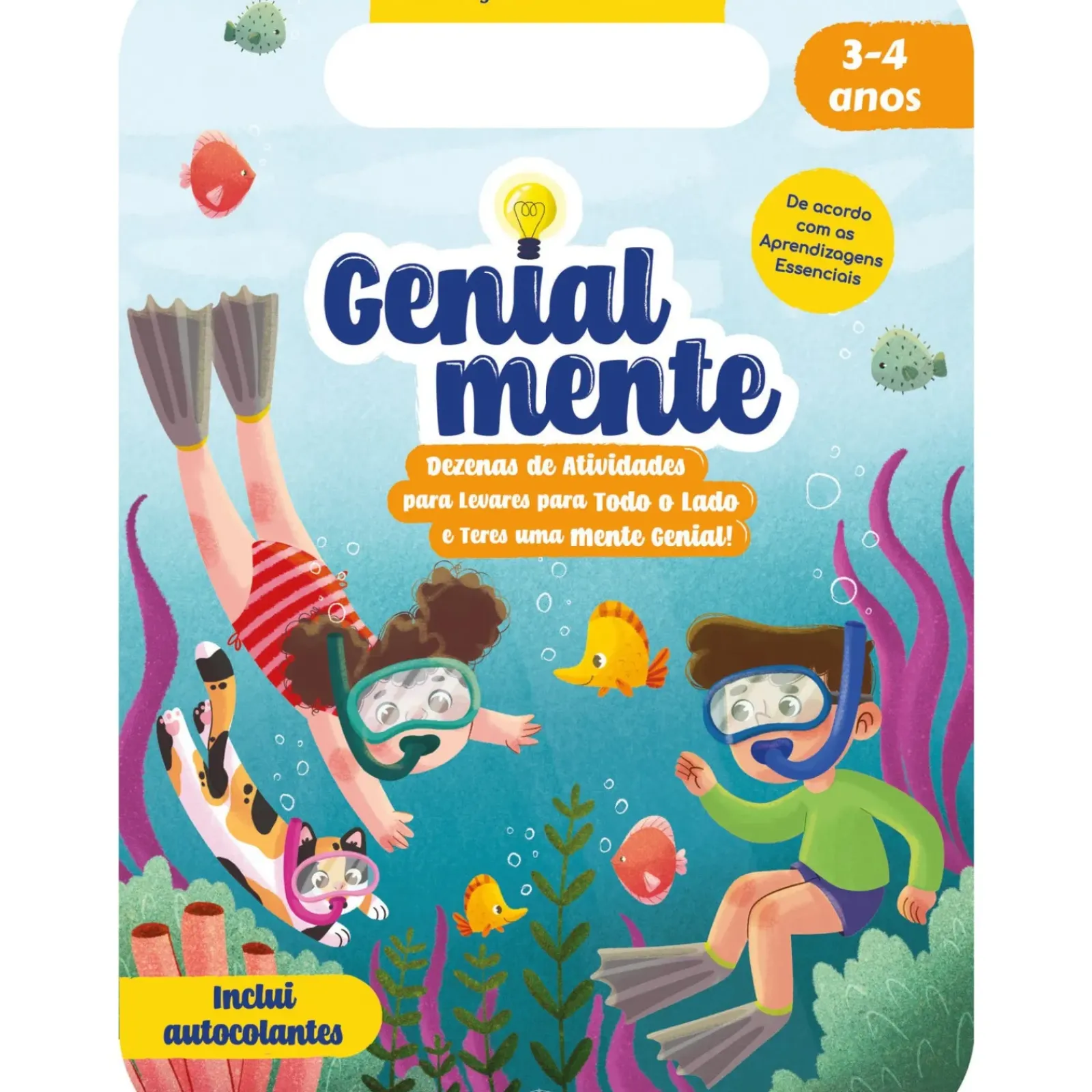 Outlet Booksmile Genialmente Educação Pré-escolar 5-6 Anos - Dezenas de Atividades para Levares para Todo o Lado e Teres uma Mente Genial!