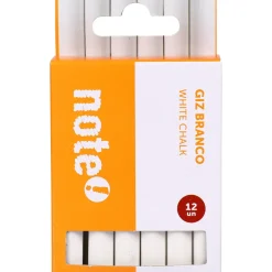 Note! Lápis De Cor E Cera|Lápis Cor E Cera > Giz Branco 12 unidades