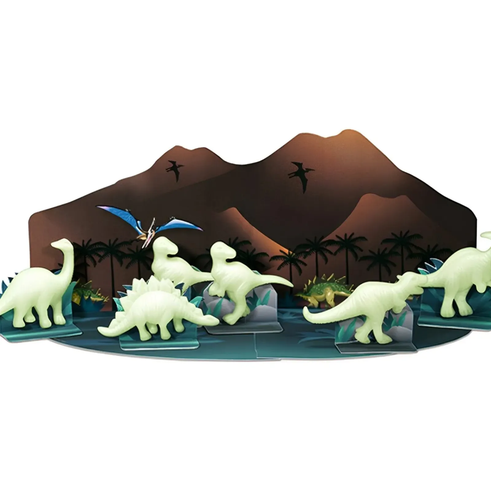 Clearance Marca Glow-In-The-Dark 3D Dinosaurs