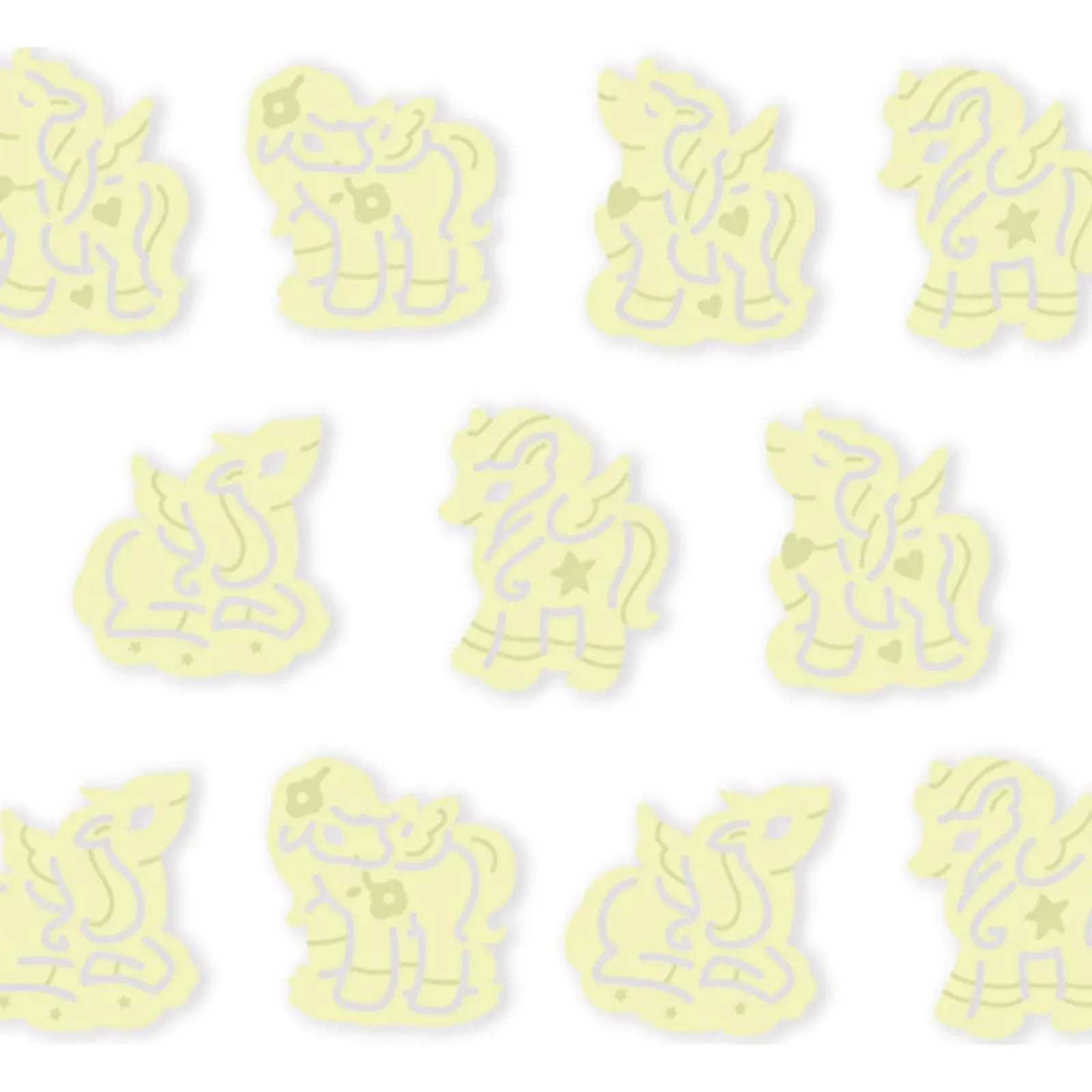 Marca Didáticos > Glow-In-The-Dark 3D Unicorns