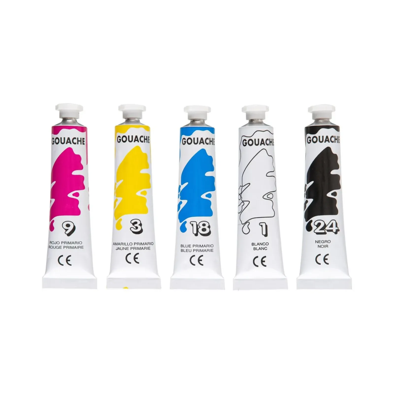 Note! Guaches E Aguarelas > Guache 12ml com 5 unidades