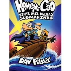 Marcador Literatura Juvenil > Homem-Cão N.º 11 - Vinte mil pulgas submarinas de Dav Pilkey