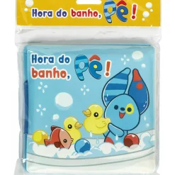 Porto Editora Bebé > Hora do Banho, Pê! de Cláudia Dias - Um Livro à Prova de Água