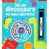 Porto Editora Atividades > Há um Dinossauro no Meu Labirinto! - Um Livro Escreve e Apaga com Abas