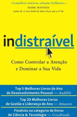 Clearance Vogais Indistraível de Nir Eyal - Como Controlar a Atenção e Dominar a sua Vida