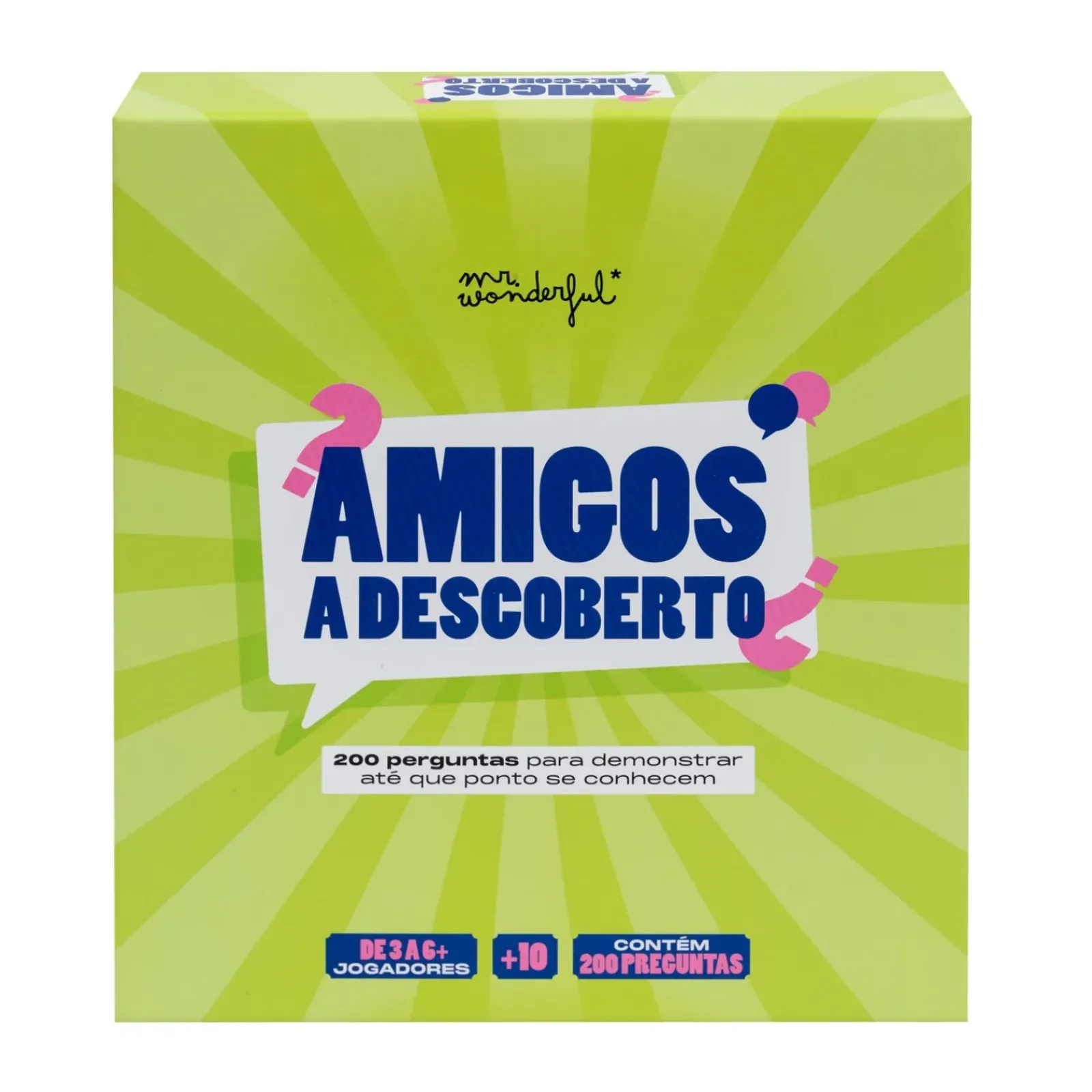 Discount Mr. Wonderful Jogo Cartas - Amigos A Descoberto