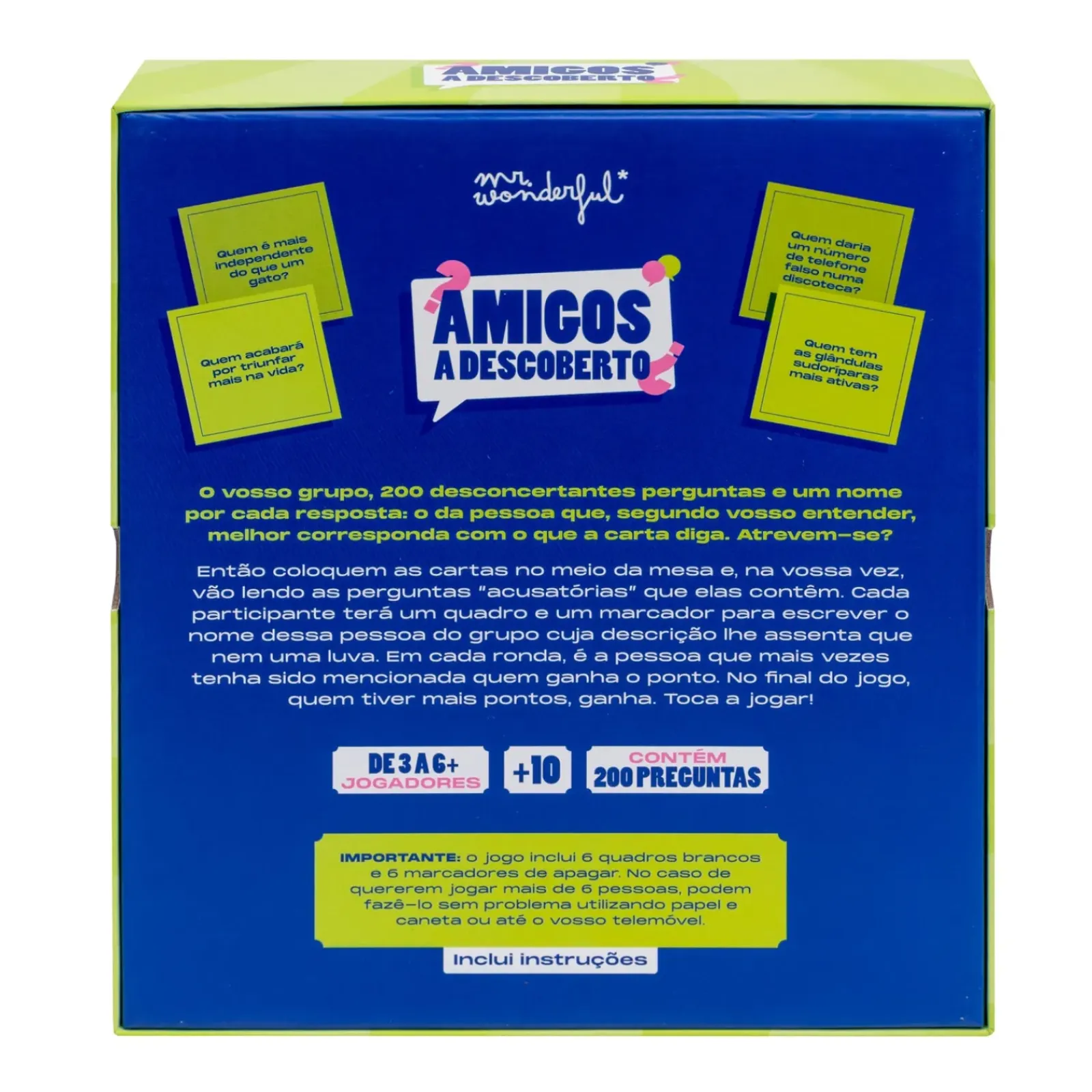 Discount Mr. Wonderful Jogo Cartas - Amigos A Descoberto