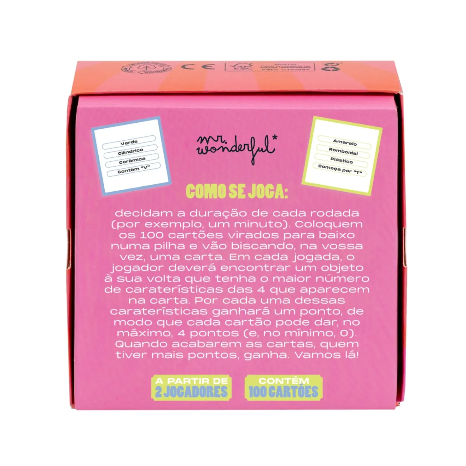 Mr. Wonderful Didáticos > Jogo Cartas - Olha, Olha!