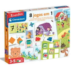 Clementoni Jogos Educativos E Científicos > 8 Jogos Em 1