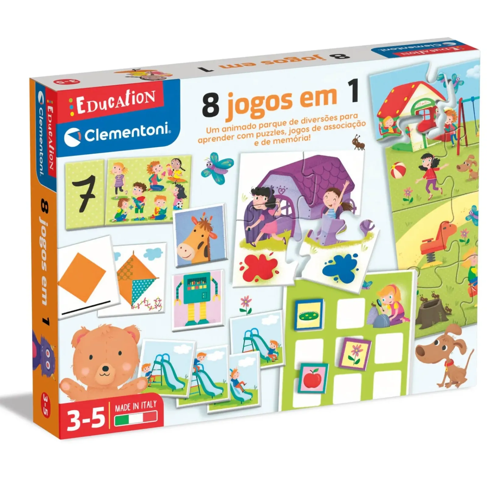 Clementoni Jogos Educativos E Científicos > 8 Jogos Em 1
