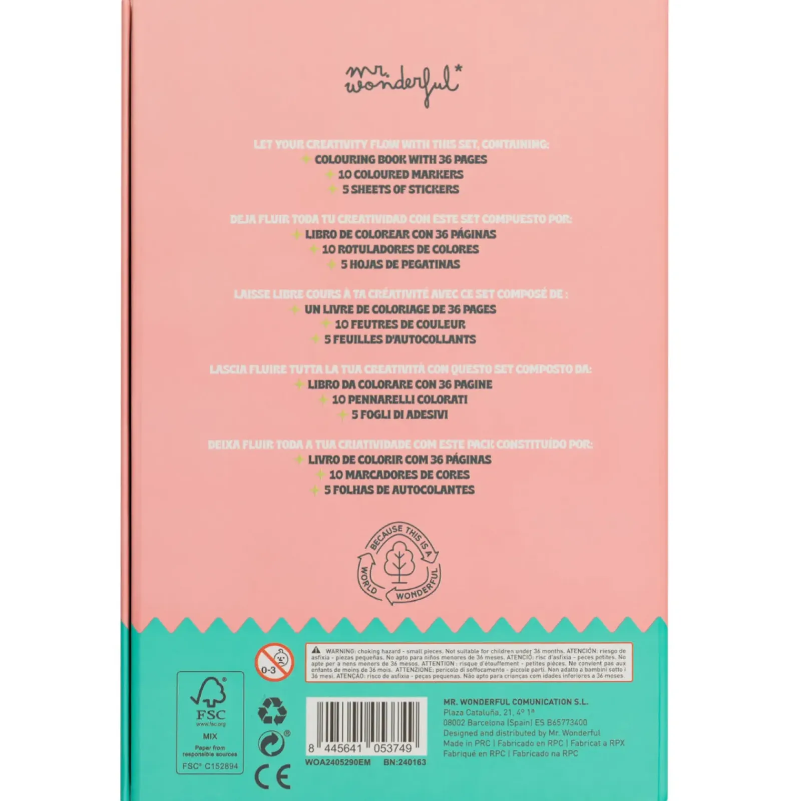 Mr. Wonderful Didáticos > Kit Colorir - Colour & Have Fun