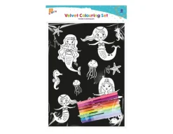 New Gem Kit Colorir Velvet Com Canetas Filtro