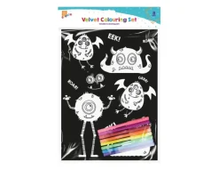 New Gem Kit Colorir Velvet Com Canetas Filtro