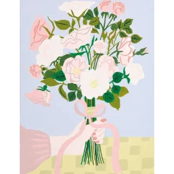 Rico Design Molduras E Quadros > Kit Pintura Por Números - Bouquet Rosas