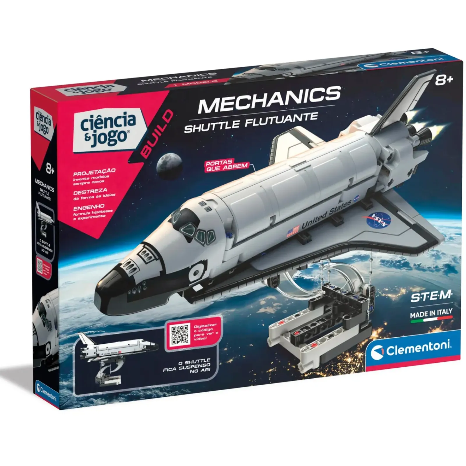 Clementoni Jogos Educativos E Científicos > Lab. De Mecânica: Nasa Shuttle Flutuante