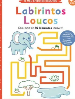 Joybooks Labirintos Loucos de Elizabeth Golding - O Meu Livro de Desafios: