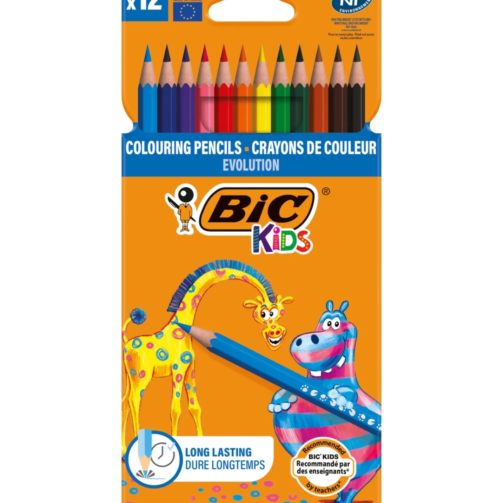 Bic Lápis De Cor E Cera|Lápis Cor E Cera > Lapis Cor Evolution 12 Unidades