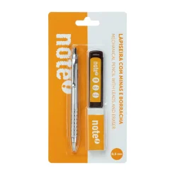 Note! Lápis E Lapiseiras|Escrita > Lapiseira 0.5mm com 12 Minas HB e Borracha