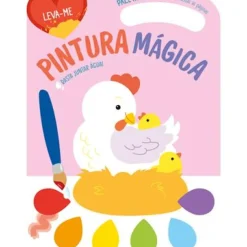 Yoyo Leva-Me - Pintura Mágica - Galinha - Rosa