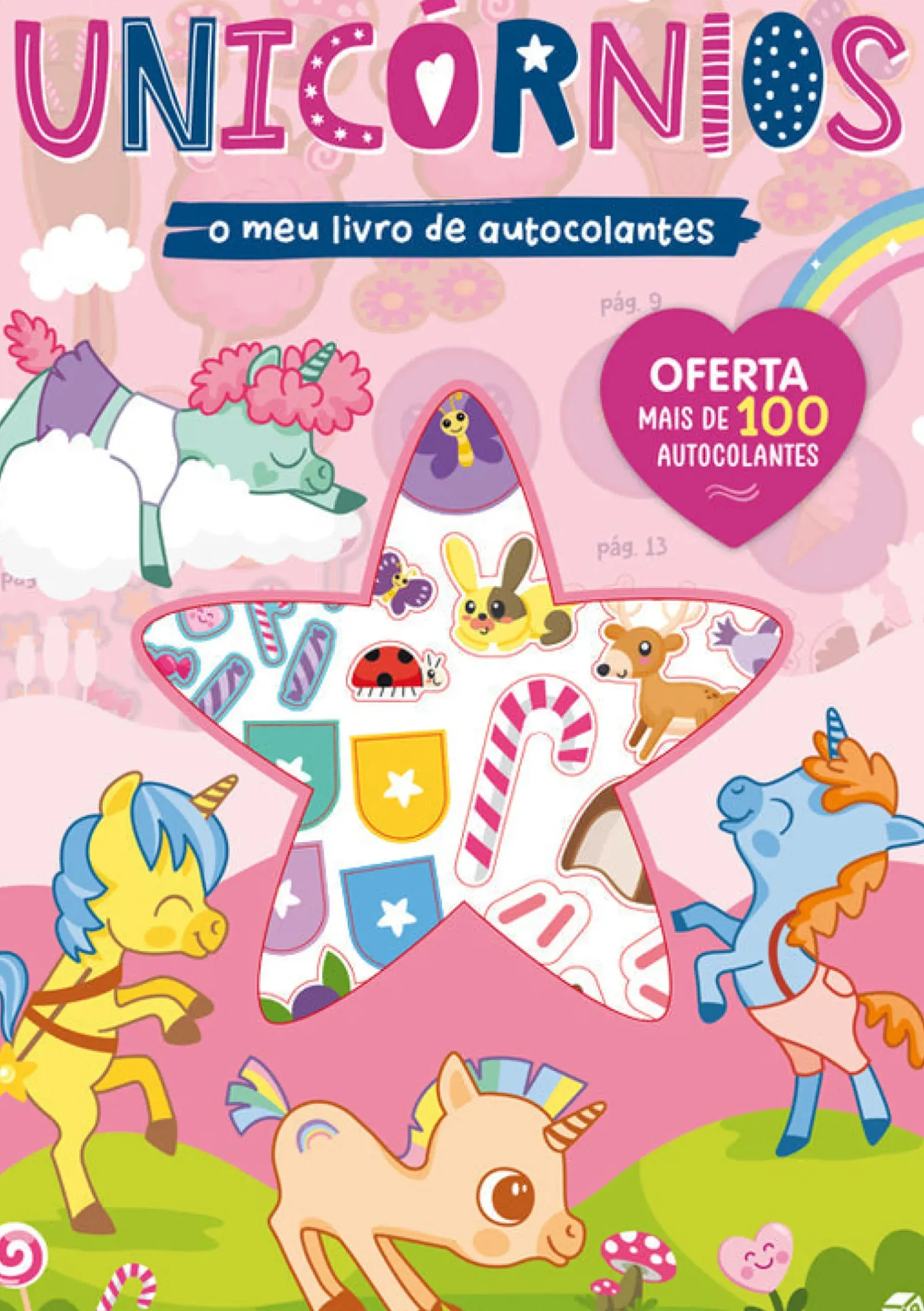 Livros Mch Atividades > Livro de Atividades Autocolantes Balão Unicórnios de Stuart Lynch