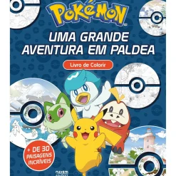 Nuvem De Letras Atividades > Livro de Colorir Pokémon - uma Grande Aventura em Paldea