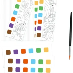 Outlet Mieredu Livro de Pintura com Aguarelas – Mundo