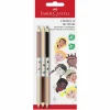 Faber Castell Lápis De Cor E Cera|Lápis Cor E Cera > Lápis Bicolor Pele Children Of The World 3 unidades